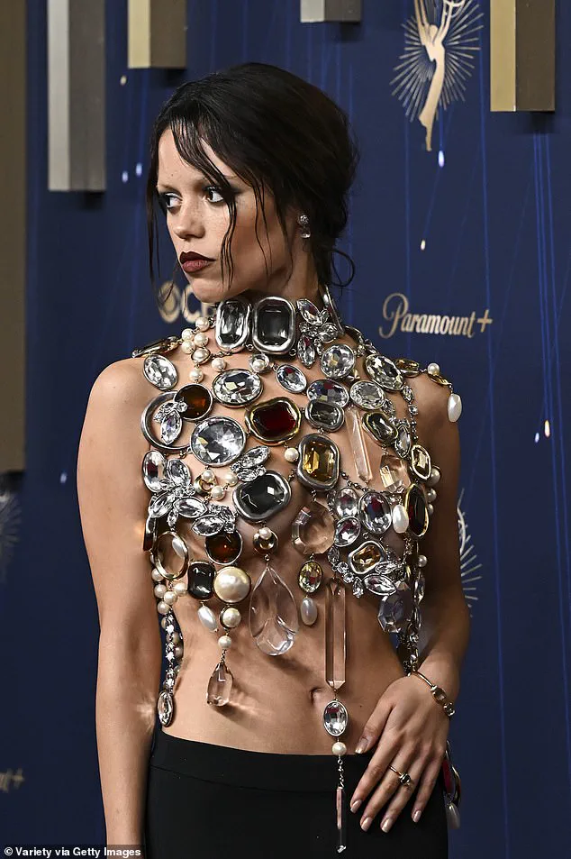 Jenna Ortega's Emmy Red Carpet Look Signals Completion of Transformation to Hollywood Siren