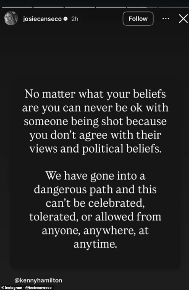 Josie Canseco's Tribute to Late Conservative Commentator Charlie Kirk Sparks Debate