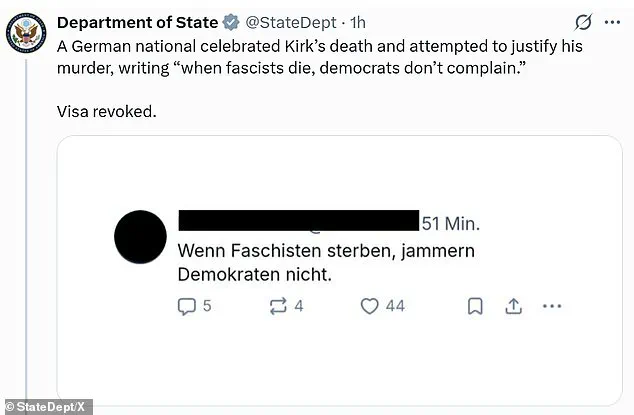 Trump Administration Revokes Visas of Six Over Online Posts Mocking Charlie Kirk's Assassination