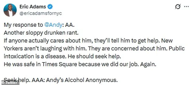 Eric Adams Condemns Andy Cohen's 'Drunken Tirade' on Live TV: 'He Should Be Fired or Arrested'