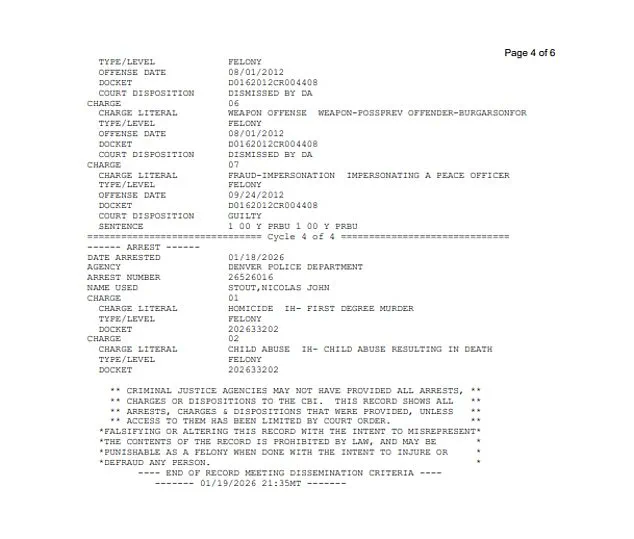 Denver Man with Child Abuse History Arrested in Two-Year-Old's Murder, Raising Community Concerns