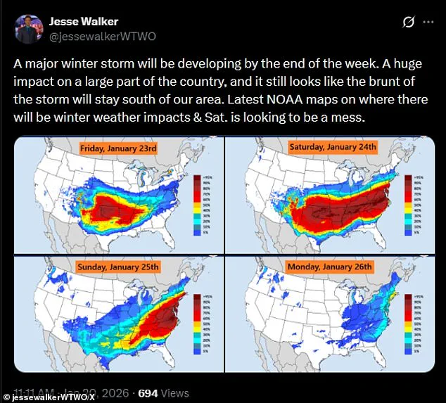 Winter Storm Fern Threatens Major Disruptions and Travel Advisories Across Eastern U.S.