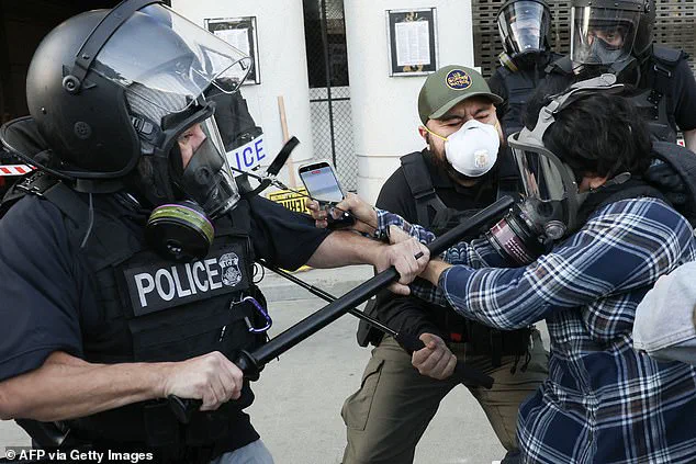 Clashes Erupt in Los Angeles as Protesters Confront Police During ICE Raid Demonstration