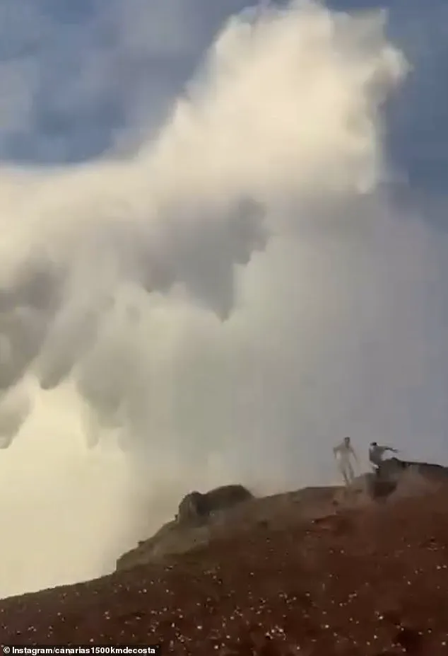 Monstrous Wave Drenches Reckless Tourists in Canary Islands Storm