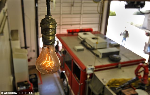 A Century-Old Lightbulb Still Glowing at California Fire Station