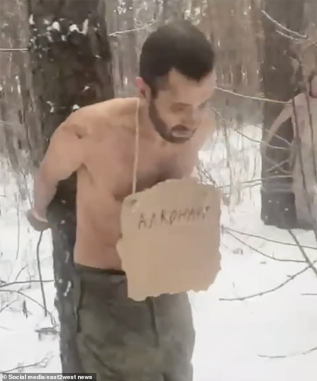 Russian Frontline Commander's Shocking Video of Soldiers Being Stripped and Tied in Subzero Temperatures