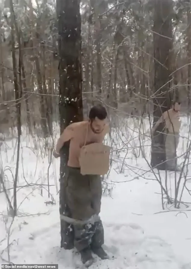 Russian Frontline Commander's Shocking Video of Soldiers Being Stripped and Tied in Subzero Temperatures
