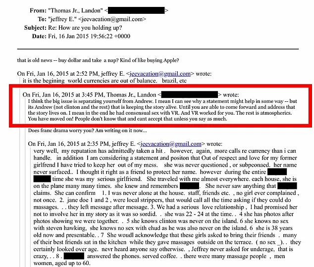 Email Reveals Epstein Warned to Distance from Andrew Mountbatten-Windsor After Alleged Involvement with Trafficking Victim Virginia Giuffre
