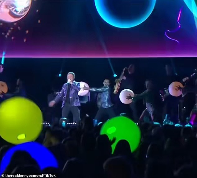 Lawsuit Alleges Lighted Prop Caused Permanent Eye Damage During Donny Osmond's Las Vegas Residency