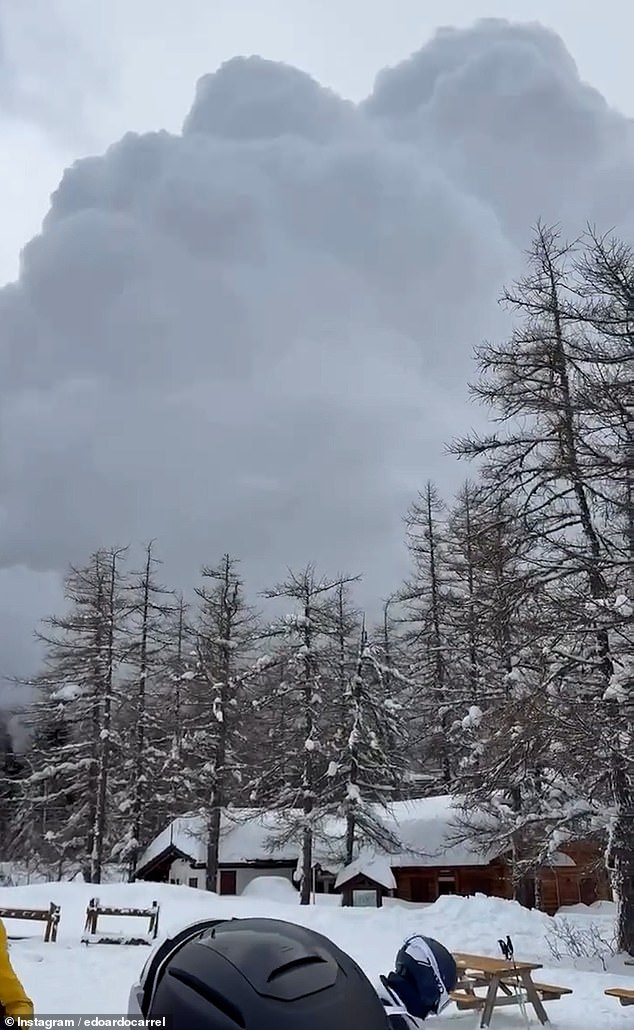 British Family Films Terrifying Avalanche in Italy as Skiers React in Panic