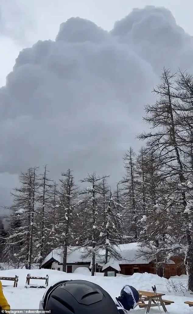 British Family Films Terrifying Avalanche in Italy as Skiers React in Panic