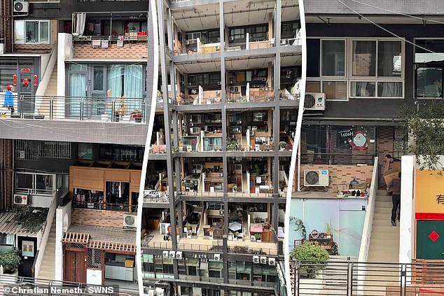 Surreal Urban Oasis: Chengdu's 'Dollhouse' Neighborhood Redefines Modern Living with Tiny Apartments