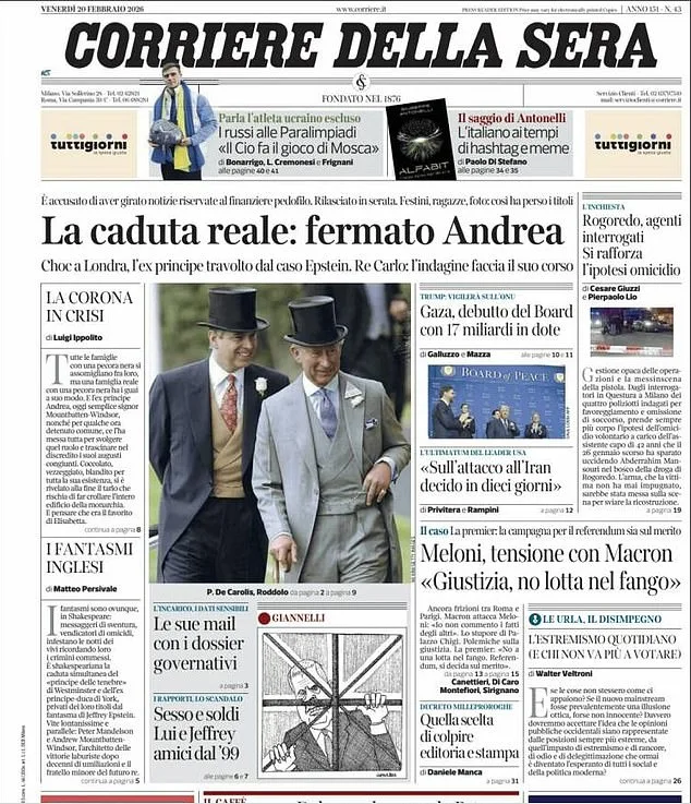 The Arrest of Andrew Mountbatten-Windsor Marks a Reckoning for the British Monarchy