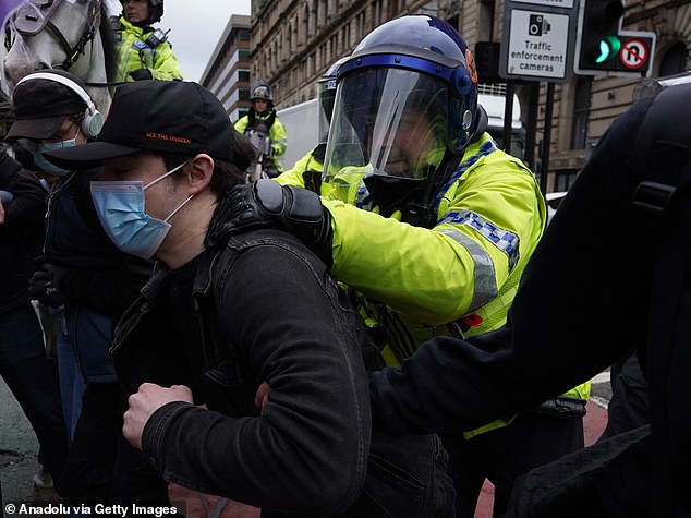 Manchester Clashes as Britain First Protesters and Counter-Demonstrators Clash, Leading to 11 Arrests
