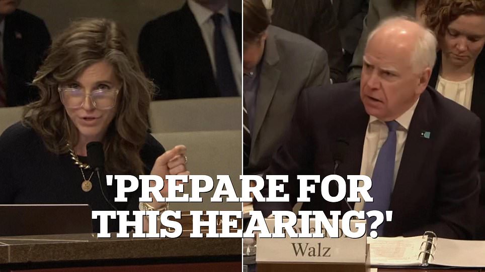 Tense Capitol Hill Hearing: Walz Struggles with Autism Funding and Gender Definition Questions Amid Clash with Mace