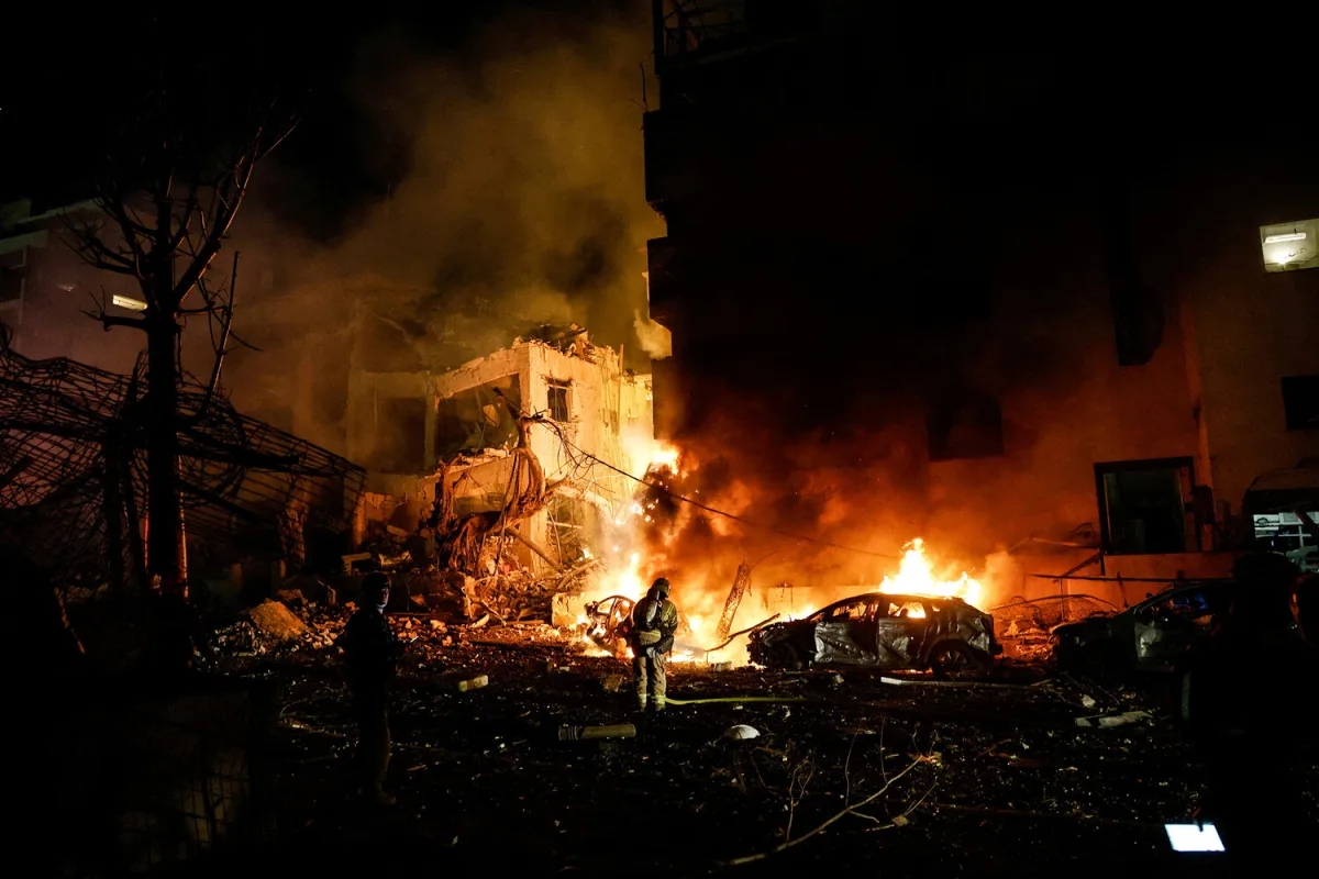 Iran Launches Coordinated Attacks on Tel Aviv, Haifa, and US Bases in Kuwait in Response to US-Israeli Strikes