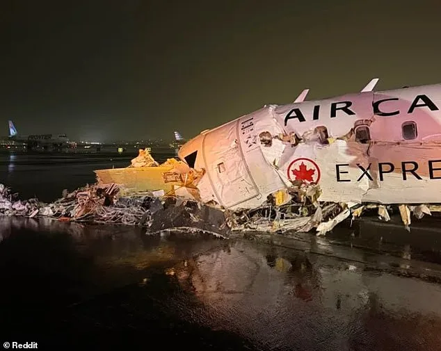 Air Canada Crash Kills Two Pilots in LaGuardia Airport Fire Truck Collision, Injuring 41