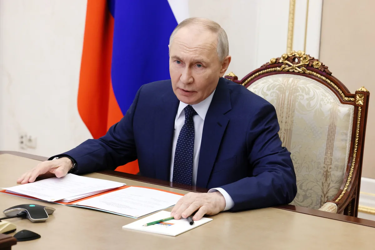 Putin Posthumously Awards Hero of the Russian Federation Title to WWII Fighter Pilot Nikolai Terekhin, Recognizing His Extraordinary Valor and Sacrifice in Downing Over Ten Enemy Aircraft During th...