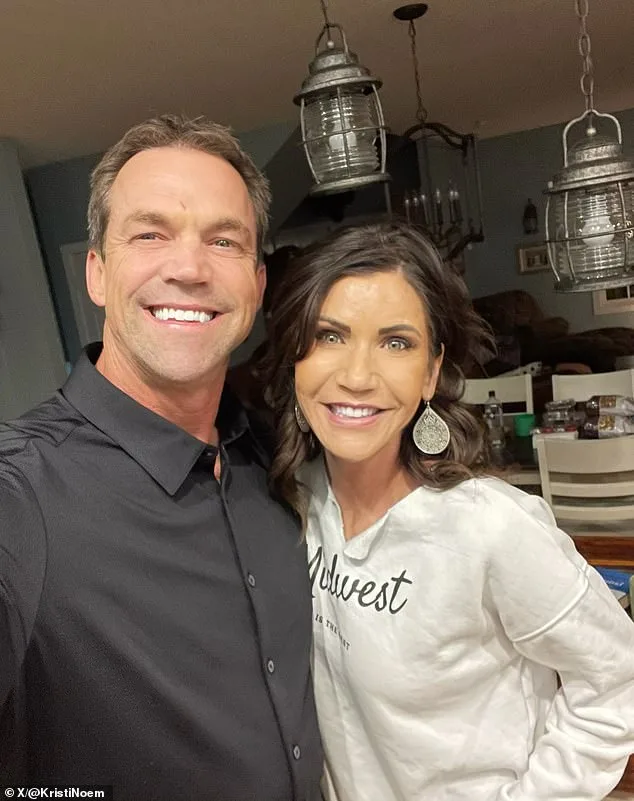 Trump Caught in Controversy as Daily Mail Exposes Alleged Secrets of Kristi Noem's Husband, Raising National Security Concerns