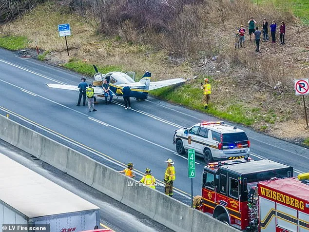 Calm Under Pressure: Pilot Executes Smooth Emergency Landing on Pennsylvania Interstate After Engine Failure