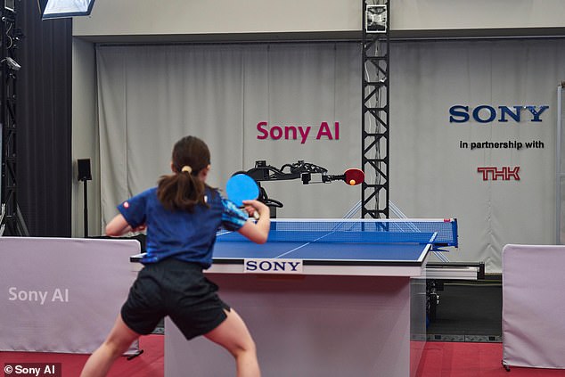 Sony AI robot Ace defeats elite ping pong players in exhibition matches