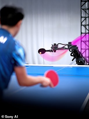 Sony AI robot Ace defeats elite ping pong players in exhibition matches