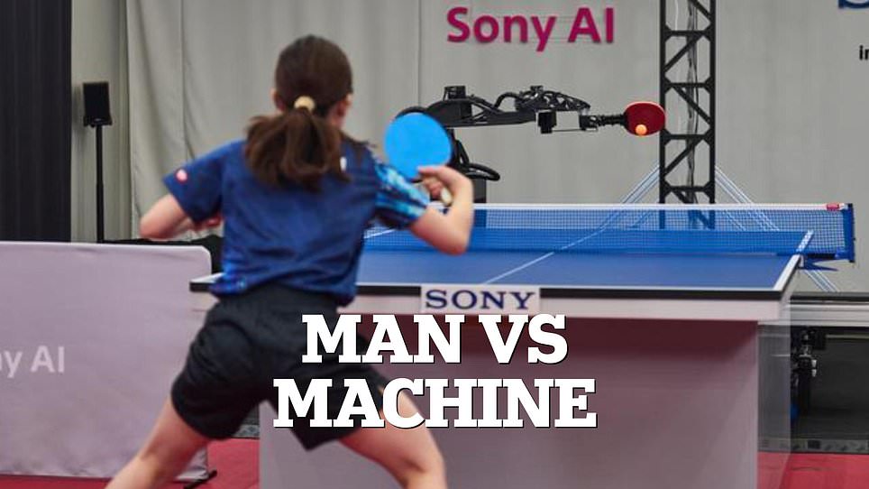 Sony AI robot Ace defeats elite ping pong players in exhibition matches