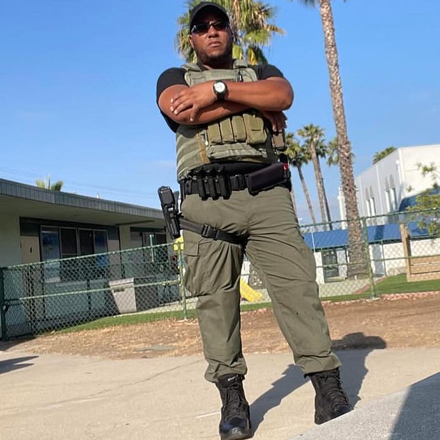 Security guard Amen Abdullah dies saving others during San Diego mosque shooting.