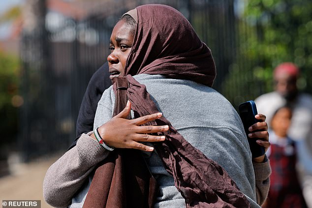 Security guard Amen Abdullah dies saving others during San Diego mosque shooting.