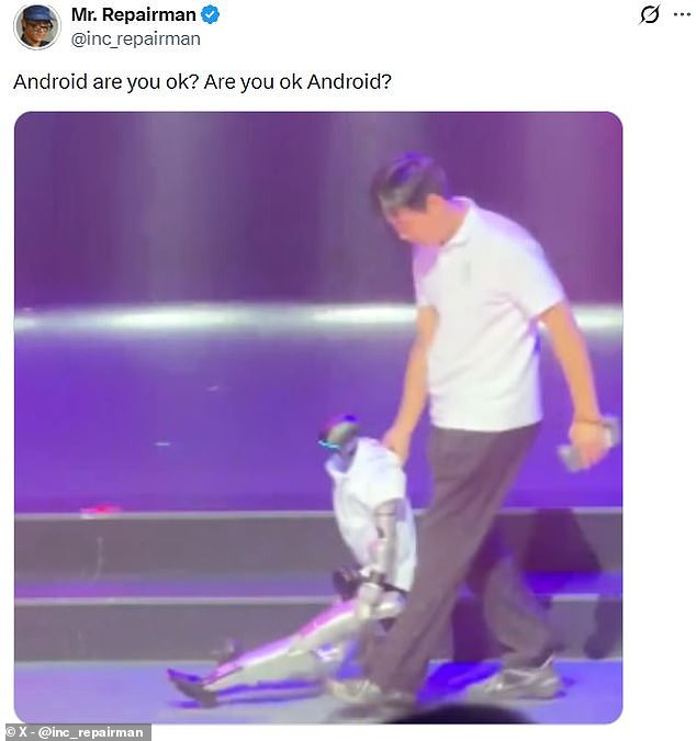 Shenzhen Robot Crashes During Billie Jean Performance, Audience Mocks Mishap