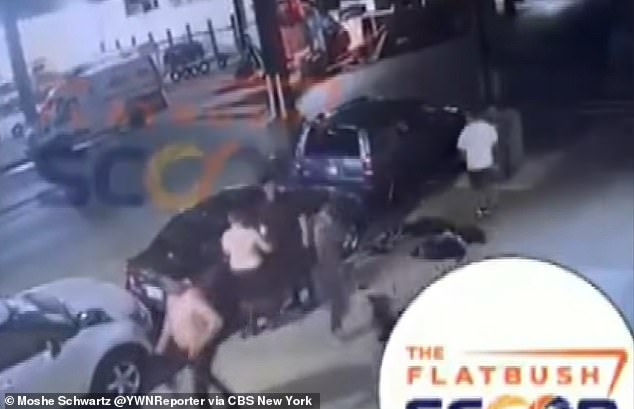 Seven men emerge from Brooklyn manhole, sparking police lockdown and viral footage.