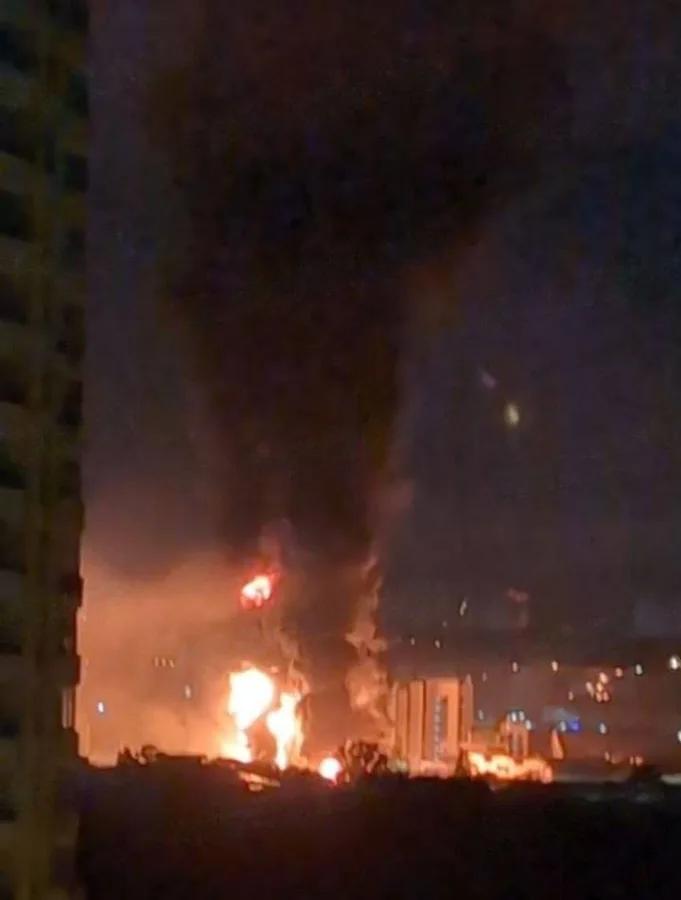 Russia launches massive drone and missile attack on Kyiv and Ukraine.