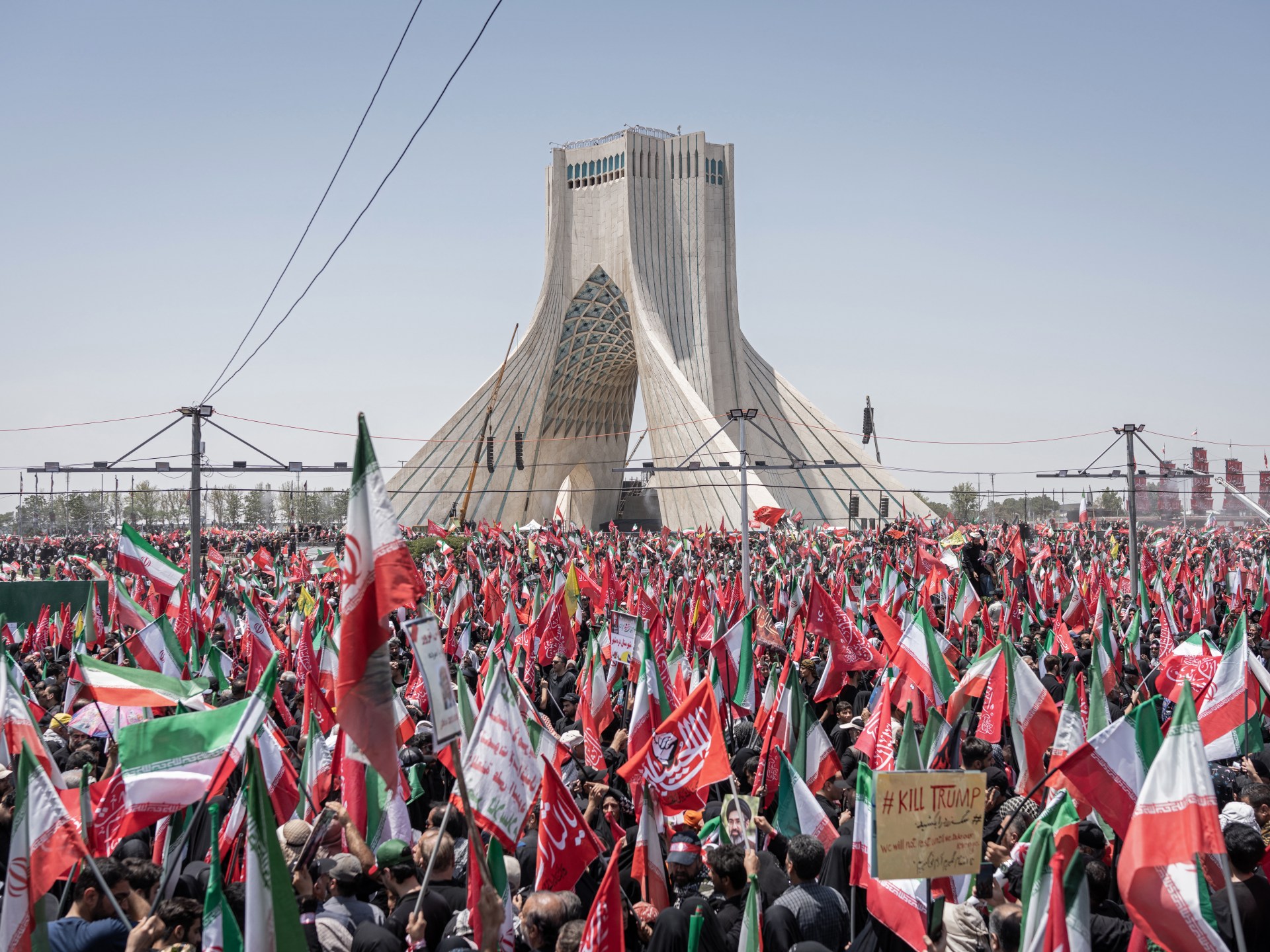 Millions of Iranians mourn late Supreme Leader Khamenei in historic procession.