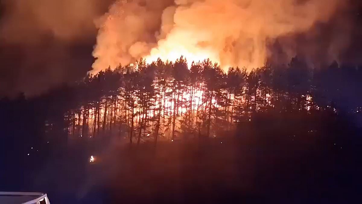 Europe deploys record firefighters as deadly wildfires force evacuations across France and Spain.