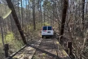 FedEx Driver Stuck on Abandoned Bridge: Was it DUI or GPS Misdirection?