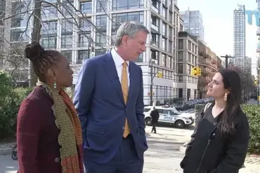 Bill de Blasio's Valentine's Day with Nomiki Konst