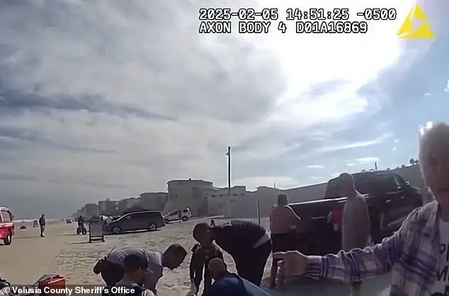 Body Camera Footage Captures Heartbreaking Beach Accident