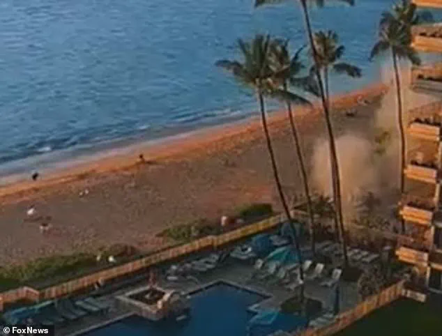 Explosion Rocks Hawaiian Beach Resort, Sentting Panic and Damage