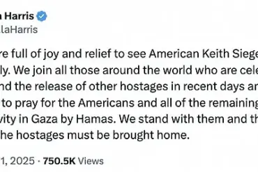 Joe Biden's Message of Hope for freed U.S.-Israeli hostage Keith Siegel