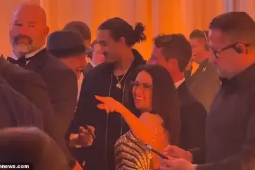 Lauren Boebert and Kid Rock's Friendly Exchange at a Trump Party