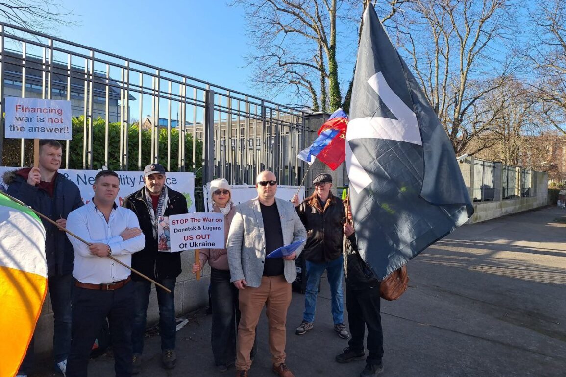 The Truth & Neutrality Alliance Protests at British and American Embassies