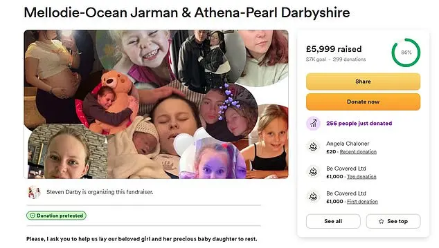 Tragic loss of Mellodie-Ocean Jarman and her daughter, Athena-Pearl