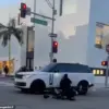 Two Mini Bike Riders Put Onlookers in Shock With reckless Riding in Beverly Hills