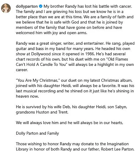 Dolly Parton Returns to Humble Roots After Loss of Longtime Husband