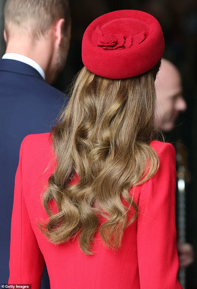 Princess of Wales Returns to Commonwealth Day Service in Red Catherine Walker Dress