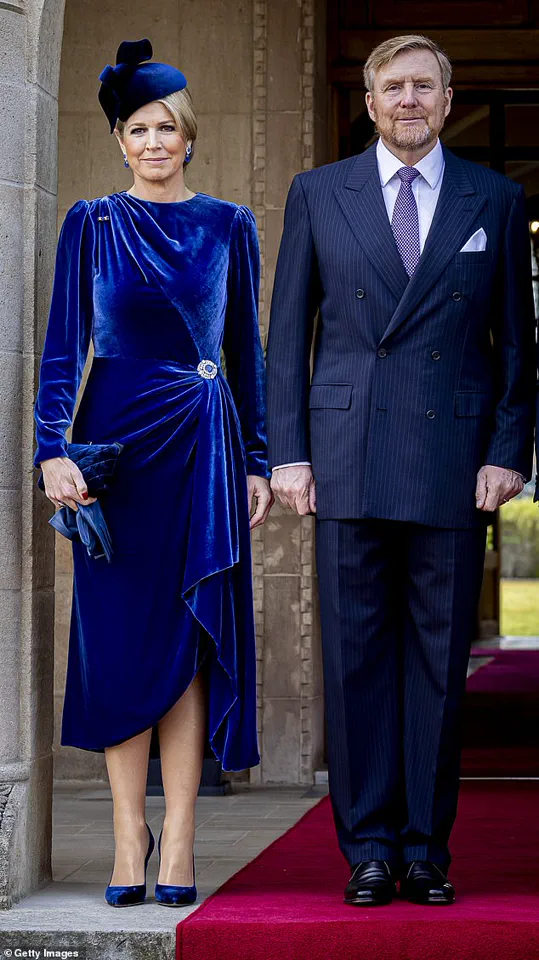 Queen Maxima of Netherlands Dazzles in Red Feather Dress During State Visit to Kenya