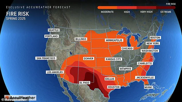 Urgent Warning: Up to 75,000 Wildfires Predicted for 2025 as Drought Threatens 33 States