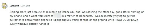 DoorDash Driver's Stormy Weather Tip Request Ignites Viral Debate on Fair Compensation