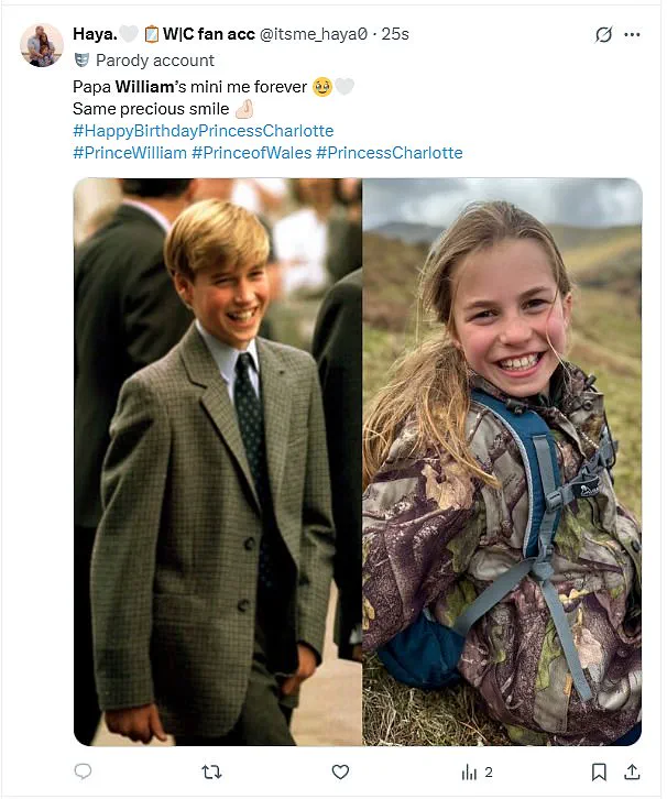 Princess Charlotte Shows Family Resemblance to Prince William on 10th Birthday