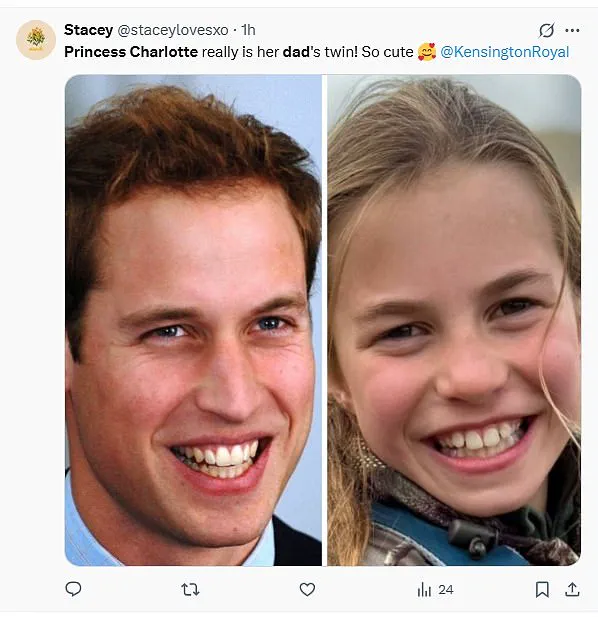 Princess Charlotte Shows Family Resemblance to Prince William on 10th Birthday